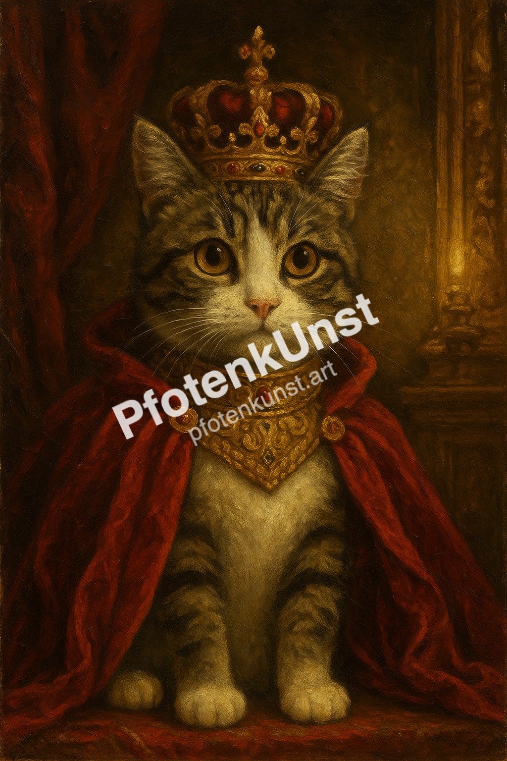 Lifa als Royal-Prunkporträt