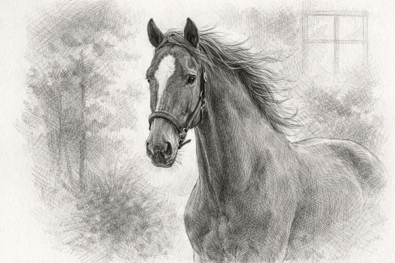 Bleistiftskizze Beispiel